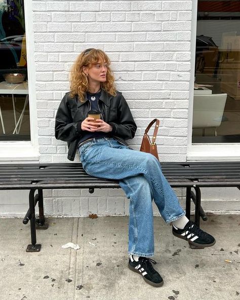 Matilda Djerf Baggy Jeans, Basket Vintage, Fall Hair Cuts, Autumn Fits, Simple Fits, Scandi Style, Fire Fits, Boring Clothes, Hot Outfits