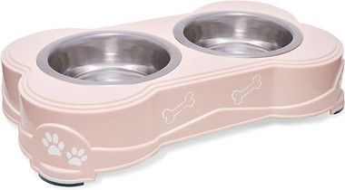 Cat And Dog Videos, Puppy Supplies, Stainless Steel Bowls, Designer Dog Clothes, Dog Bowl, Pink Dog, Dog Feeding, Love Pet, New Puppy