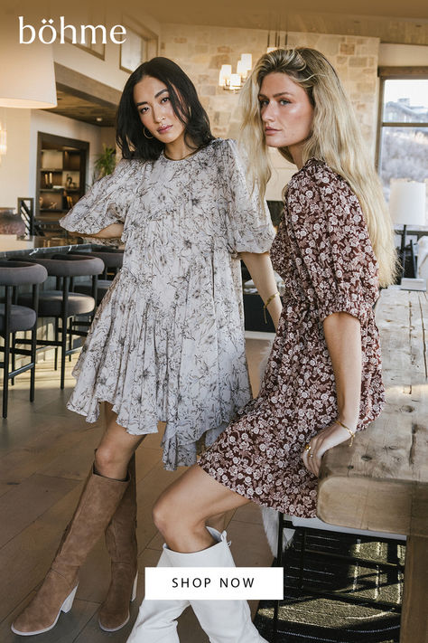 floral mini dresses Perfect Black Dress, Cozy Sweater Dress, Trendy Patterns, Sweater Dresses, Pretty Clothes, Striped Midi Dress, Gingham Dress, Cozy Sweater, Tiered Dress