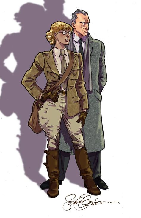 "Mary Russell and Sherlock Holmes" from the series of books by Laurie R. King.  Art by Steven E. Gordon. Mary Russell Holmes, Female Sherlock Holmes, Sherlock Artwork, Sherlock Background, Sherlock Mary, Mary Russell, Sherlock Holmes Book Illustration, The Complete Sherlock Holmes, Sherlock Poster