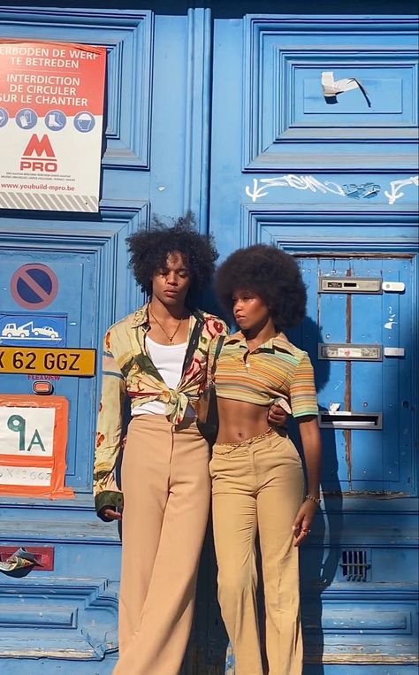 70s Black Women Fashion, 70s Black Fashion, Black Women Style, 70s Couple, 70s Black Women, Afrocentric Fashion, Couple Fits, 70s Inspired Fashion, Black Photography