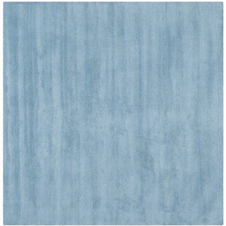 Safavieh Himalaya Chodak Hand Loomed Wool Area Rug, Blue Aqua Rug, Contemporary Carpet, Tibetan Rugs, Turquoise Rug, Solid Area Rugs, Square Area Rugs, Square Rug, Blue Area Rug, Soft Rug