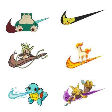 Pokemon Nike Logo, Nike Sublimation, Nike Anime, Pokemon Logo, Nike Svg, Tshirt Artwork, Nike Art, Cool Pokemon Wallpapers, Pokemon Tattoo