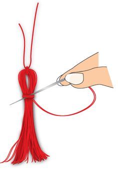 How To Make A Tassle Diy, Making Tassels Embroidery Thread, How To Tie A Tassel, How To Make A Tassel Embroidery Thread, How To Make A Tassel, Recorder Karate, Tassel Tutorial, Make A Tassel, Diy Tassels