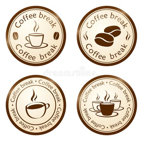 Coffee Stamps, Coffee Shop Branding, Coffee Label, Foto Transfer, Coffee Shop Logo, Vi Design, Coffee Logo, Vanilla Coffee, Coffee Design