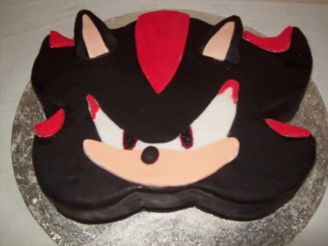 Shadow The Hedgehog Cake, Shadow Cake, Marvel Birthday Cake, Hedgehog Cupcake, Descendants Cake, Super Shadow, Sonic Cake, Hedgehog Cake, Incredible Cakes