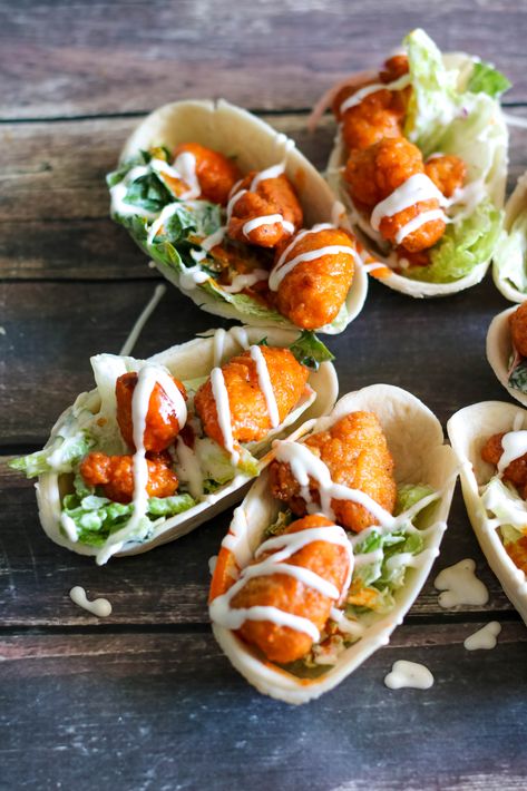 Buffalo Chicken Salad Boats - Life With The Crust Cut Off Alfredo Ravioli Bake, Chicken Alfredo Ravioli, Chicken Salad Bowls, Middle East Recipes, Food For Special Event, Buffalo Chicken Salad, Game Recipes, Italian Pasta Recipes, Easy Meal Ideas