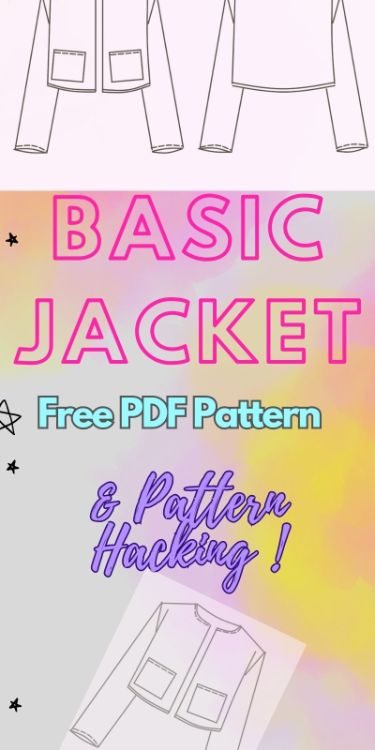 Diy Jacket Pattern, Sewing Patterns Dress, Dress Pattern Sewing, Pattern Free Sewing, Bustier Pattern, Sewing Pdf Pattern, Design Your Own Clothes, Free Sewing Patterns For Beginners, Sewing Patterns Skirt