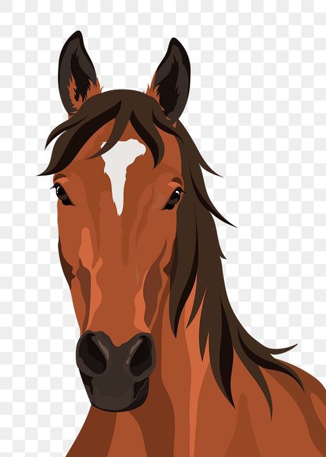 Ffa Banquet, Horse Vector, Horse Brown, Face Png, Horse Face, Face Aesthetic, Brown Horse, Face Stickers, Ffa