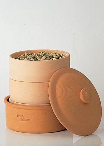 hawos Terracotta Sprouter Clay Sprouting Pot ** Want to know more, click on the image. (This is an affiliate link) #IndoorGardeningHydroponics Seed Sprouter, Growing Sprouts, Id Design, Ceramics Projects, Lawn And Garden, Clay Pots, Hydroponics, Box Design, Glass Jars