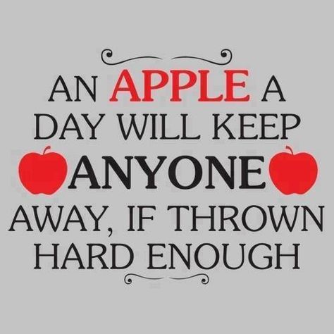 Twitter / TheGoogleImages: An apple a day..... ... An Apple A Day, Apple A Day, Apple A, Minion Quotes, Funny Minion Quotes, Clipuri Video, Visual Statements, Minions Funny, E Card