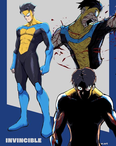 Invincible Comic, Dc Comics Artwork, Hero Costumes, Diet Coke, Image Comics, Superhero Design, Spiderman Art, Character Design Male, Superhero Art