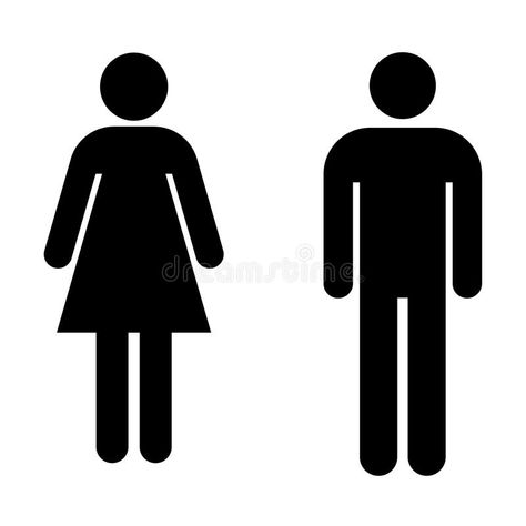 Restroom signs vector. For men and women , #Affiliate, #signs, #Restroom, #vector, #women, #men #ad Bathroom Symbols, Bladder Control, Restroom Sign, Toilet Sign, Bathroom Signs, Stick Figures, Change Your Life, Cricut, Snacks