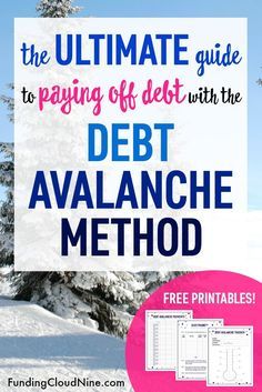 Debt Avalanche Method, Debt Avalanche, Debt Payoff Printables, Paying Off Debt, Debt Relief Programs, Credit Debt, Debt Reduction, Debt Settlement, Debt Repayment