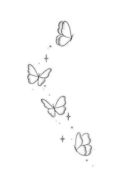 Delicate Butterfly Tattoo Designs, Mom And Kids Matching Tattoos, Dainty Butterfly Semicolon Tattoo, Daylight Tattoo Taylor Swift, White Butterfly Background, 4 Butterfly Tattoo, Little Butterfly Tattoo, White Butterfly Tattoo, Simple Butterfly Tattoo