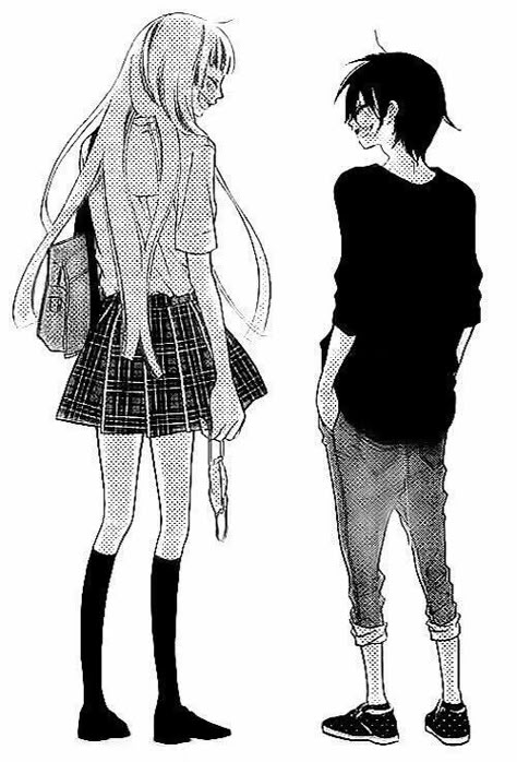 I found one more short guy and tall girl copies Tall Boy Short Girl, Taller Girlfriend, Tall Girl Short Guy, Short Guy, Short Couples, Walpapers Cute, Bakugou Manga, Manga Couple, Girl Couple