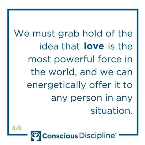 Conscious Discipline Quotes, Conscience Discipline, Conscious Discipline, Discipline Quotes, Social Emotional Learning, That's Love, Social Emotional, Consciousness, Personal Development