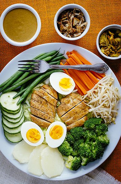 Paleo Gado Gado Recipe Gado Gado Recipe, Pumpkin Coconut, Gado Gado, Maple Pumpkin, Pork Stew, Paleo Salads, Resep Diet, Paleo Lifestyle, Post Holiday