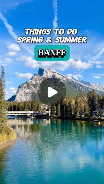 Jess Sproat / OUTDOOR ADVENTURE & TRAVEL CANADA on Instagram: "I’m mean it’s currently snowing so here’s hoping to sunshine and spring activities in the Rockies soon 🤞 .  Are the Canadian Rockies on your list or plans this year? Here’s all the best things to do, see, and eat in Banff 🇨🇦, don’t forget ALL the turquoise waters!   . #banffnationalpark #parkscanada #westerncanada #nationalpark #travelalberta #banfflakelouise #canadianrockies" Banff Canada, Parks Canada, Travel Canada, Western Canada, The Rockies, Lake Louise, Spring Activities, Canadian Rockies, Banff National Park