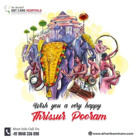 May this grand festival bring happiness and good fortune for all. Dr. Harika ENT Care Hospitals wishes everyone a very happy Thrissur Pooram. Contact Us @ 9848336090 or visit www.drharikaentcare.com #pooram #kerala #elephant #aana #thrissur #aanakambam #mangalamkunnukarnan #keralaelephants #vishnushankar #elephants #aanachandam #chulliparambil #thechikottukavuramachandran #thrissurpooram #pooramvibe Thrissur Pooram Drawings, Pooram Kerala, Kerala Elephant, Thrissur Pooram, Architecture Drawing Sketchbooks, Indian Illustration, Elephant Illustration, Care Hospital, Art Painting Gallery