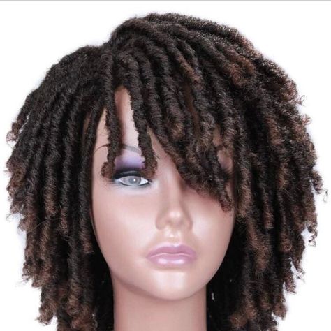 Loc Wigs For Sale, Twist Wigs, Platinum Hair Extensions, Loc Extensions Human Hair, Wigs Color, Diy Hair Wig, Dreadlock Wig, Short Curly Styles, Cornrow Hairstyles For Men