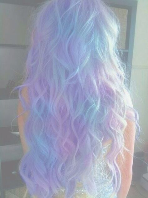 <3 Mermaid Hair Color, Colors Hair, Cute Hair Colors, Hair Color Crazy, Lilac Hair, Hair Sketch, Hair Color Pastel, Fun Hair, Unicorn Hair