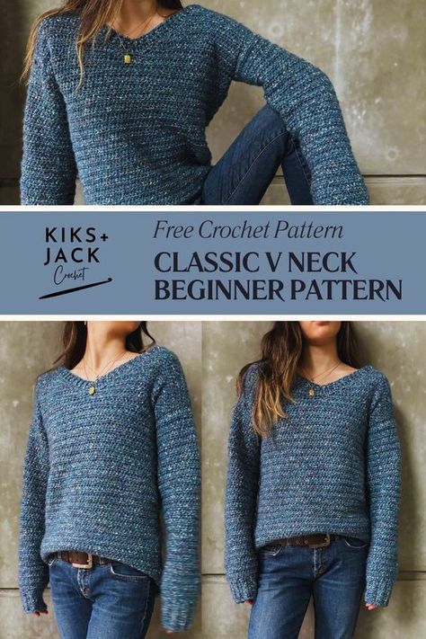 "Unique Crochets Top Ideas"
https://youtu.be/vsdT2-dDauc?si=uDA0iOdn6LXOgQQA Crochet Stitches For Clothing, Crochet Pullover Pattern Free, Written Crochet Patterns Free, V Neck Crochet Sweater, Crochet Jumper Free Pattern, Crochet V Neck Sweater, Crochet Sweater Ideas, Easy Crochet Sweater, Beautiful Sweaters