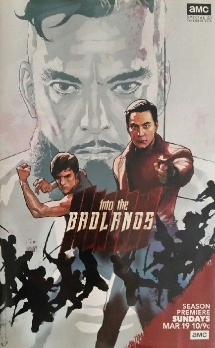 Into the Badlands # 1 yu cover Badlands Series, Into The Badlands, Hollywood Poster, Galaxy Movie, Asian Film, Dc Comic Books, English Movies, Deathstroke, Dc Comic