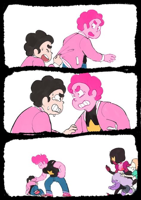 Steven And Pink Steven, Pink Steven Au, Steven X Pink Steven Ship, Pink Steven Fanart, Steven X Pink Steven, Pink Steven, Steven Universe Pictures, Steven Uni, Steven Universe Diamond