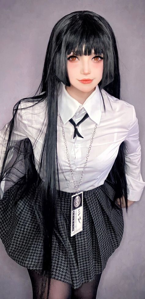 Yumeko Cosplay, Kakegurui Cosplay, Anime Kakegurui, Jabami Yumeko, Yumeko Jabami, Sarada Uchiha, Hottie Women, Amazing Cosplay, Cute Cosplay