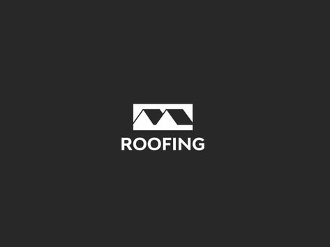 Roof Logo Design, Roof Logo, Roofing Logo, Hiring Poster, Adobe Photoshop Design, Building Logo, Word Design, Graphic Logo, Photoshop Design