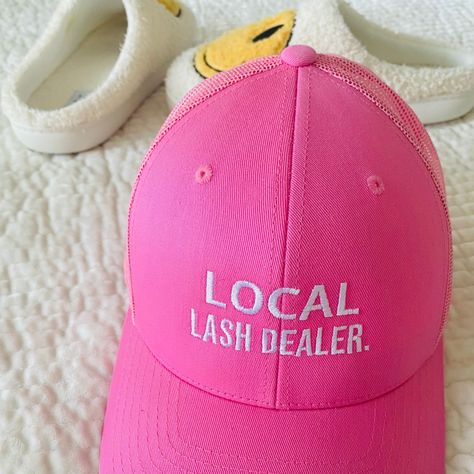 Lash Artist Embroidered Trucker Hat For Lash Tech, Lash Sellers & MUAs. Artist Merch, Lash Technician, Lash Style, Tech Branding, Girl Vibe, Lash Tech, Preppy Girl, For Lash, Lash Artist