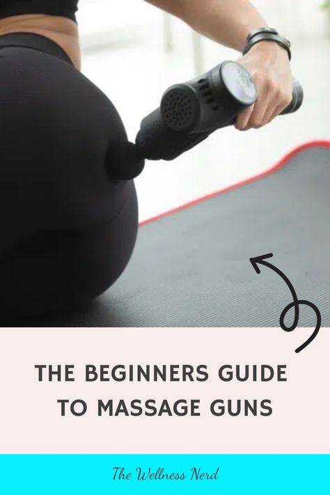 If you've been wondering whether you should be using a massage gun as part of your fitness regime, this is the guide you need. It explains what percussion massage is, how it works, when you should use a massage gun to deliver it - and when you shouldn't. Theragun Massage Guide, Relax Muscles, Percussion Massager, Calf Raises, Leg Muscles, A Massage, Hip Flexor, Muscle Tension, Health Blog