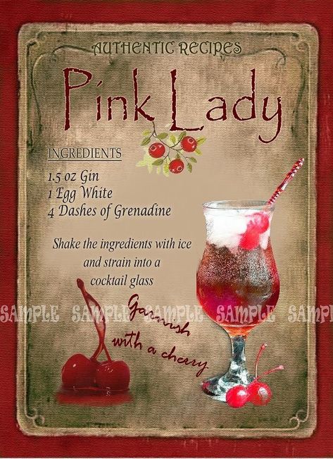 Pink Lady Cocktail, Pane Naan, Fruit Decoration, Cocktail Drinks Alcoholic, Liquor Drinks, Boozy Drinks, Fruit Decorations, Fancy Drinks, Cocktail Drinks Recipes