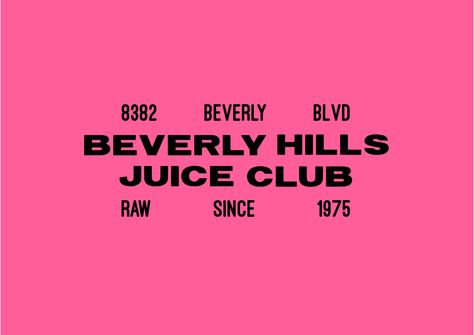 Beverly Hills Juice Club on Behance Cinematic Title, Text Layout, Typography Layout, Club Logo, Title Design, Title Card, Yamaguchi, Curriculum Vitae, Logo Sticker