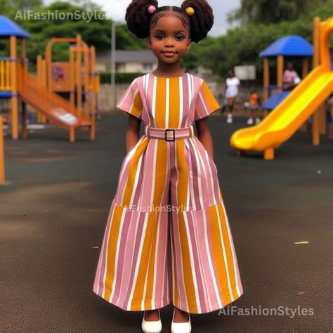 AiFashion Design on Instagram: "Forward these styles to a friend who loves to lift her child's spirit with the right outfit.💖💫 . . . #fashion #aifashionstyles #aifashiondesign #childrenillustration #childrenweardesigner" Kids Styles Dress, Kids African Outfits Girls Ankara, Dress Design For Kids Girl, African Children Dress Designs, Dress Styles For Kids, Kids Style Outfits, Children Gown Styles, Christmas Dress For Kids