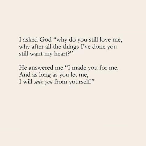 "No, I don't deserve it." "I took care of it." -God #hisnameishumility Lost Quotes, Ayat Alkitab, How He Loves Us, Ideas Quotes, A Poem, Quotes Life, Hard Times, Verse Quotes, Quotes About Strength