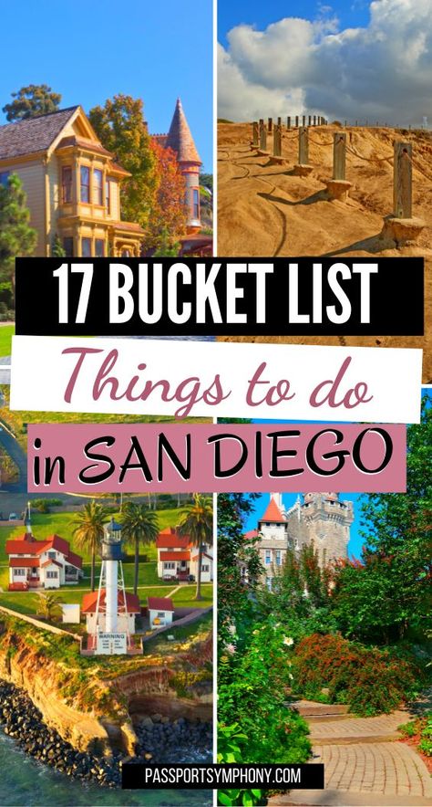 San Diego has a plethora of things you can find only in San Diego and nowhere else. And in this post, we want to share the 17 best unique things to do in San Diego that will give you a glimpse of the uniqueness and quirkiness of America’s Finest City. san diego things to do in | san diego bucket list | san diego california | best things to do in san diego | san diego bucket list secret places | san diego bucket list things to do | what to do in san diego | #sandiego #SandiegoTravel San Diego Things To Do In October, Bucket List San Diego, Dan Diego Things To Do, Day Trip From San Diego, Best Places To Visit In San Diego, To Do In San Diego, Dan Diego California, Hiking San Diego Bucket Lists, Must Do San Diego