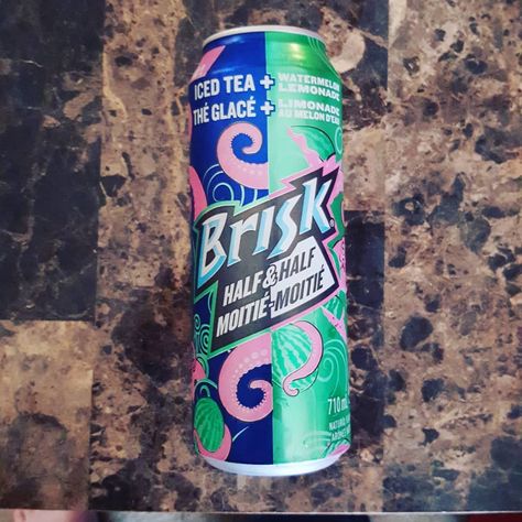 Brisk Watermelon Lemonade Half & Half #Brisk #junkfood Fanta Can, Watermelon Lemonade, Junk Food, Iced Tea, Lemonade, Beverage Can, Watermelon, Food And Drink, Tea