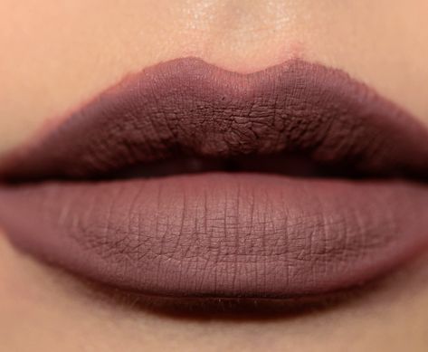 Anastasia Grim Liquid Lipstick Anastasia Liquid Lipstick Swatches, Liquid Lipstick Swatches, Anastasia Liquid Lipstick, Permanent Lipstick, Liquid Matte Lipstick, Dark Mauve, Lipstick Swatches, Warm Undertone, Deep Burgundy