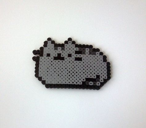 Perler Beads on Pinterest | Pusheen, Hama Beads and Cats Perler Beads Square, Bead Cat Pattern, Tiny Perler Bead Patterns, Cat Perler Beads, Perler Bead Mario, Beads Perler, Hamma Beads Ideas, Easy Perler Bead Patterns, Bead Inspiration