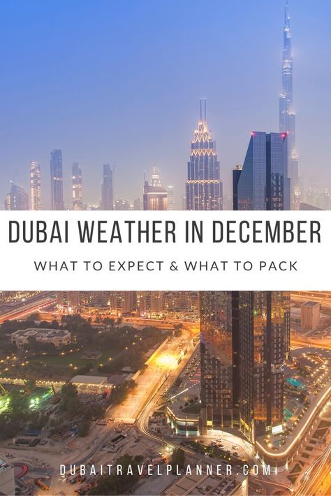 What sort of weather does Dubai experience in December? We talk you through expected day and night temperatures, sea temperature, unsual weather to look our for and what you may want to pack for December in Dubai #dubai #uae #dubaiweather #dubaitraveltips #dubaitravelblog #visitdubai #decembertravel April Travel, Dubai Trip, Dubai Travel Guide, Dubai Vacation, Visit Dubai, Vacation Inspiration, Spring Trip, Dubai Travel, Arab Emirates