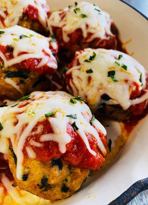 Spinach Ricotta Chicken Meatballs - Cooks Well With Others Spinach Ricotta Chicken, Smoked Lasagna, Ricotta Chicken, Ricotta Stuffed Chicken, Ricotta Meatballs, Easy Meatball, Sausage Marinara, Stuffed Meatballs, Lasagna Ingredients