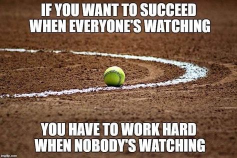 Positive Softball Quotes Motivation, Girls Baseball, Softball Stuff, Softball Quotes, Baseball Quotes, Sport Quotes, Sports Quotes, 4 Life, Quotable Quotes