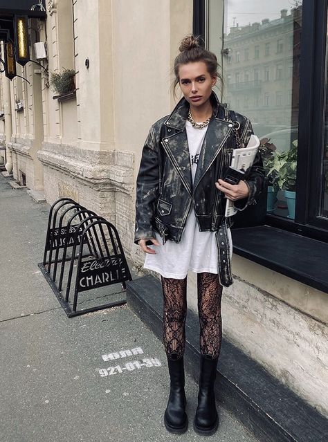 숲 사진, Look Grunge, Look Legging, Paris Mode, Looks Street Style, Mode Inspo, Casual Street Style, Looks Style, Mode Inspiration