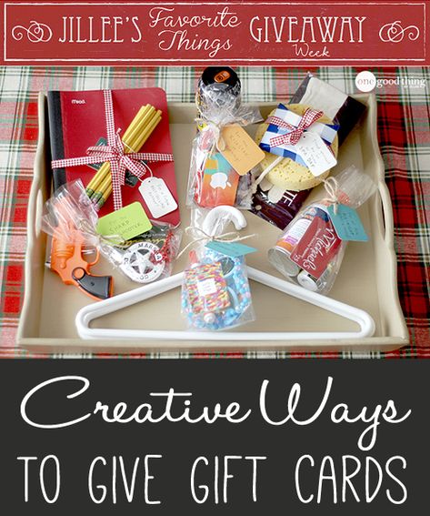 Elevate the experience of giving and receiving the practical gift card this year with these creative ideas!  PLUS, "Jillee's Favorite Things Giveaway Week" continues with a gift card giveaway BLOWOUT!! Ways To Give Gift Cards, Gift Card Basket, Gift Card Presentation, One Good Thing By Jillee, Give A Gift, Wrapping Gift Cards, Gift Card Boxes, Clever Gift, S'mores