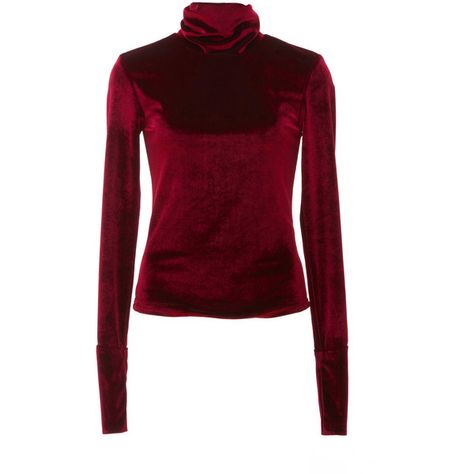 Caroline Hayden Long Sleeve Velvet Turtleneck ($895) ❤ liked on Polyvore featuring tops, caroline hayden, red top, form fitting tops, velvet top, long sleeve turtleneck and velvet turtleneck Velvet Turtleneck, Red Velvet Top, Velvet Top Long Sleeve, Red Turtleneck Sweater, Form Fitting Tops, Red Long Sleeve Tops, Red Turtleneck, Velvet Top, Red Sweater