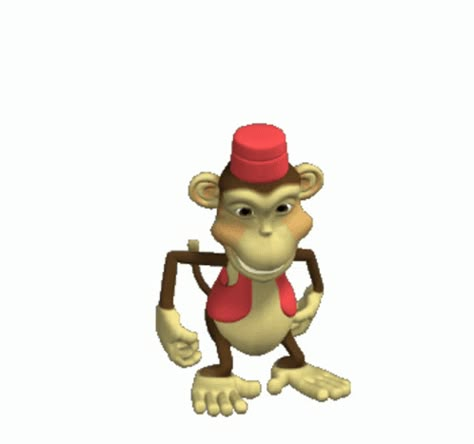 Jumping Monkey Hat Sticker - Jumping Monkey Hat 3d - Discover & Share GIFs Monkey Gif, Jump Animation, Monkey Puppet, Monkey Jump, Monkey Hat, Funny Emoji Faces, Monkey Pictures, Clip Art Pictures, Anime Gifs