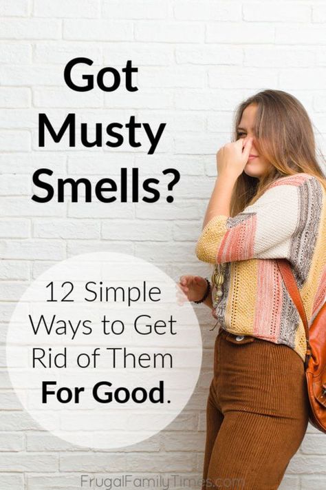 Musty Smell In House, Old House Smells, Basement Odor, Mold Smell, Mobile Home Makeover, Mildew Remover, House Smell Good, Mildew Smell, Room Smells