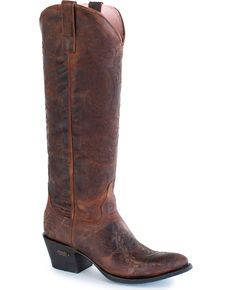 Miss Macie Women's Brown Steppin' Style Cowgirl Boots - Pointed Toe , Brown, hi-res Cowgirl Boots Round Toe, Style Cowgirl Boots, Buckaroo Boots, Womens Cowgirl Boots, Plain Jane, Dan Post, Fashionable Snow Boots, Cowboy Boots Women, Stylish Boots